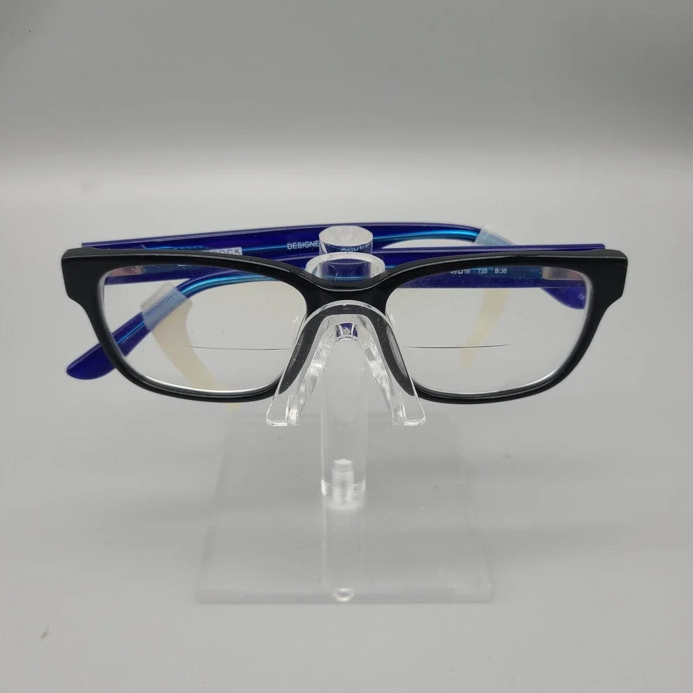 Zuma Rock Kids ZR003 BLK Eyeglass Frames Black Blue Green 49-16-135 Rectangular